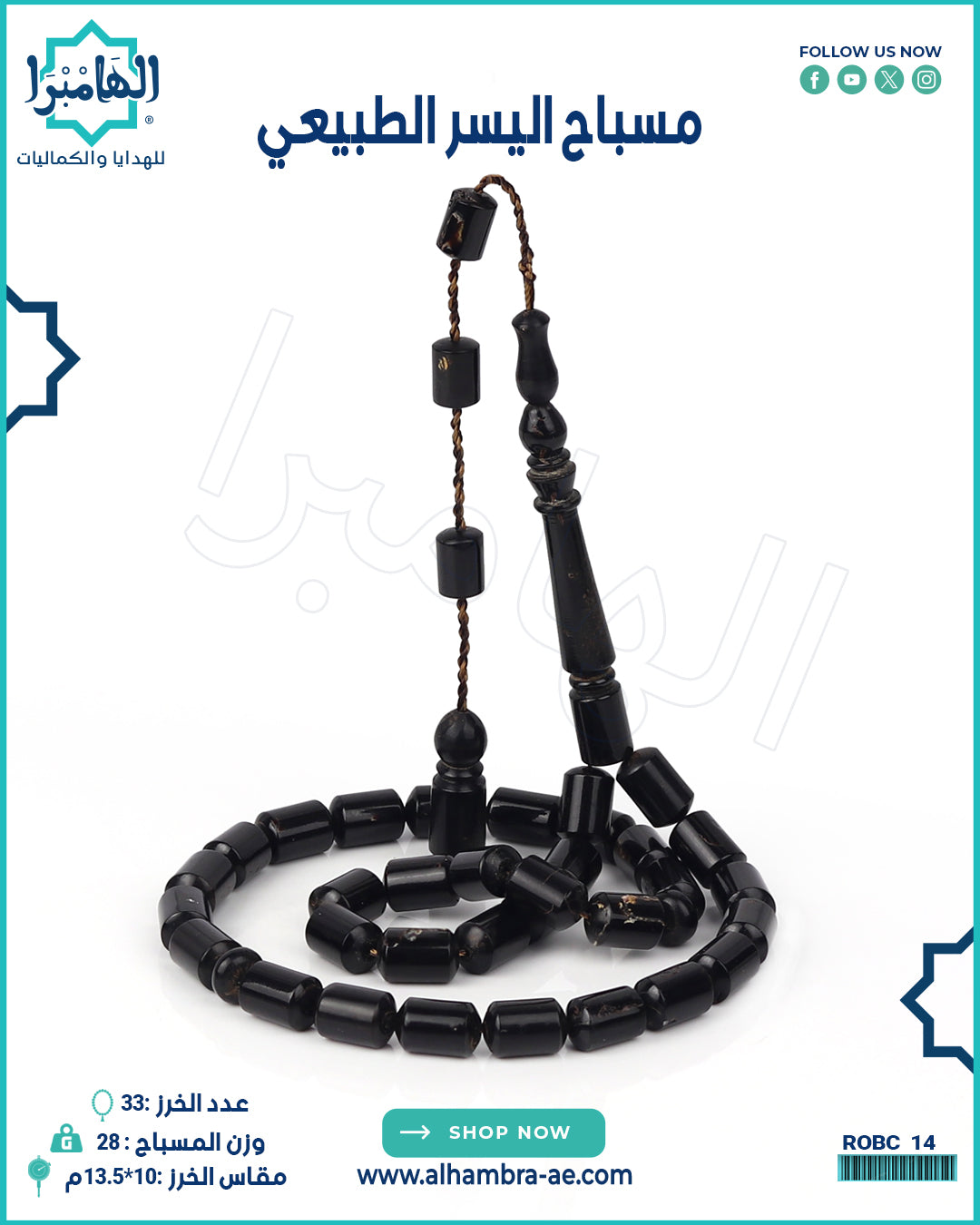 مسباح مرجان اسود