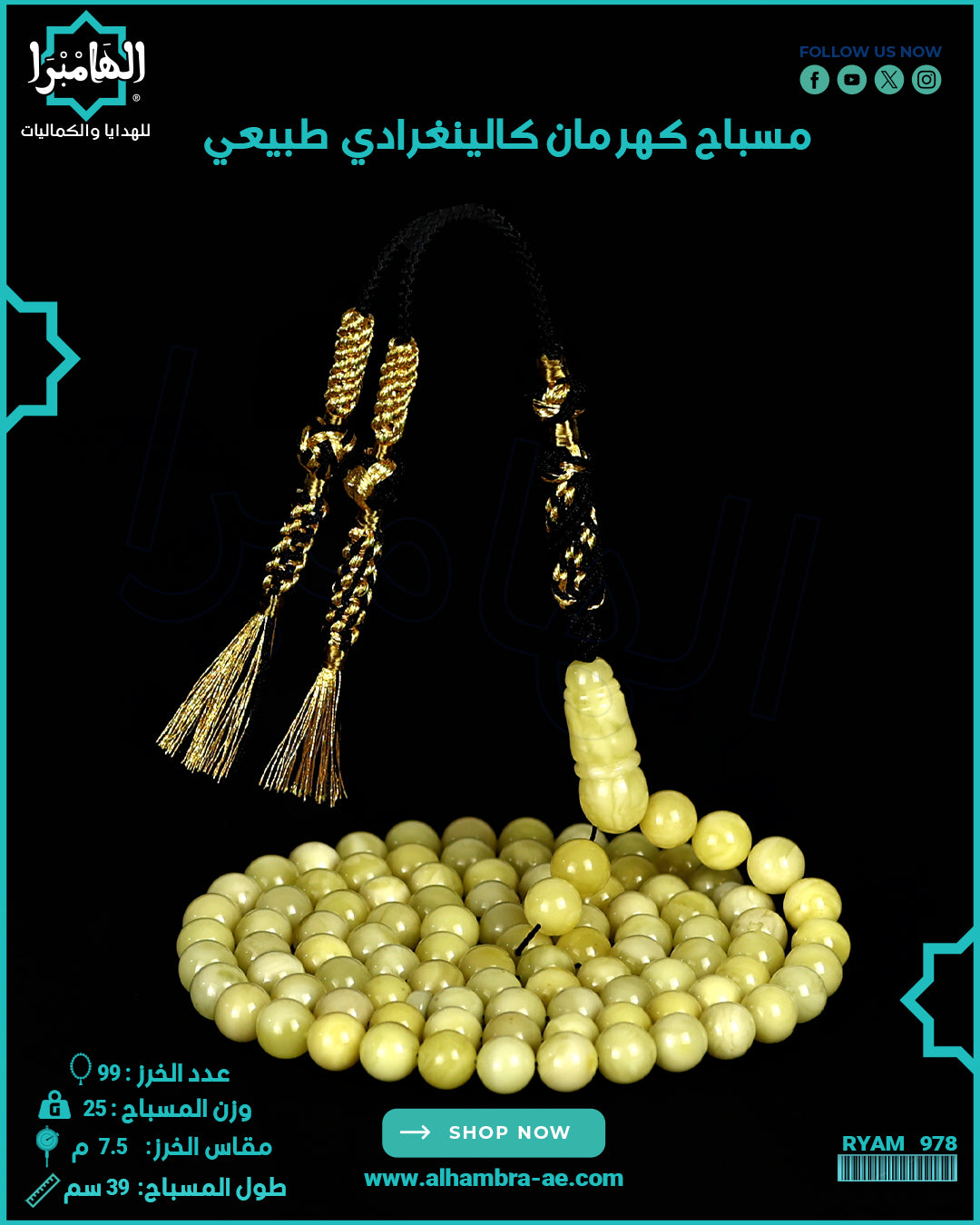 مسباح كهرمان كالينغرادي