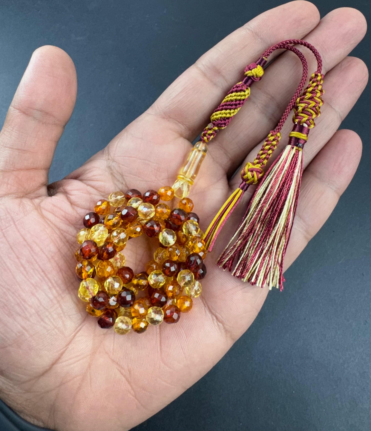 مسباح كهرمان روسي طبيعي