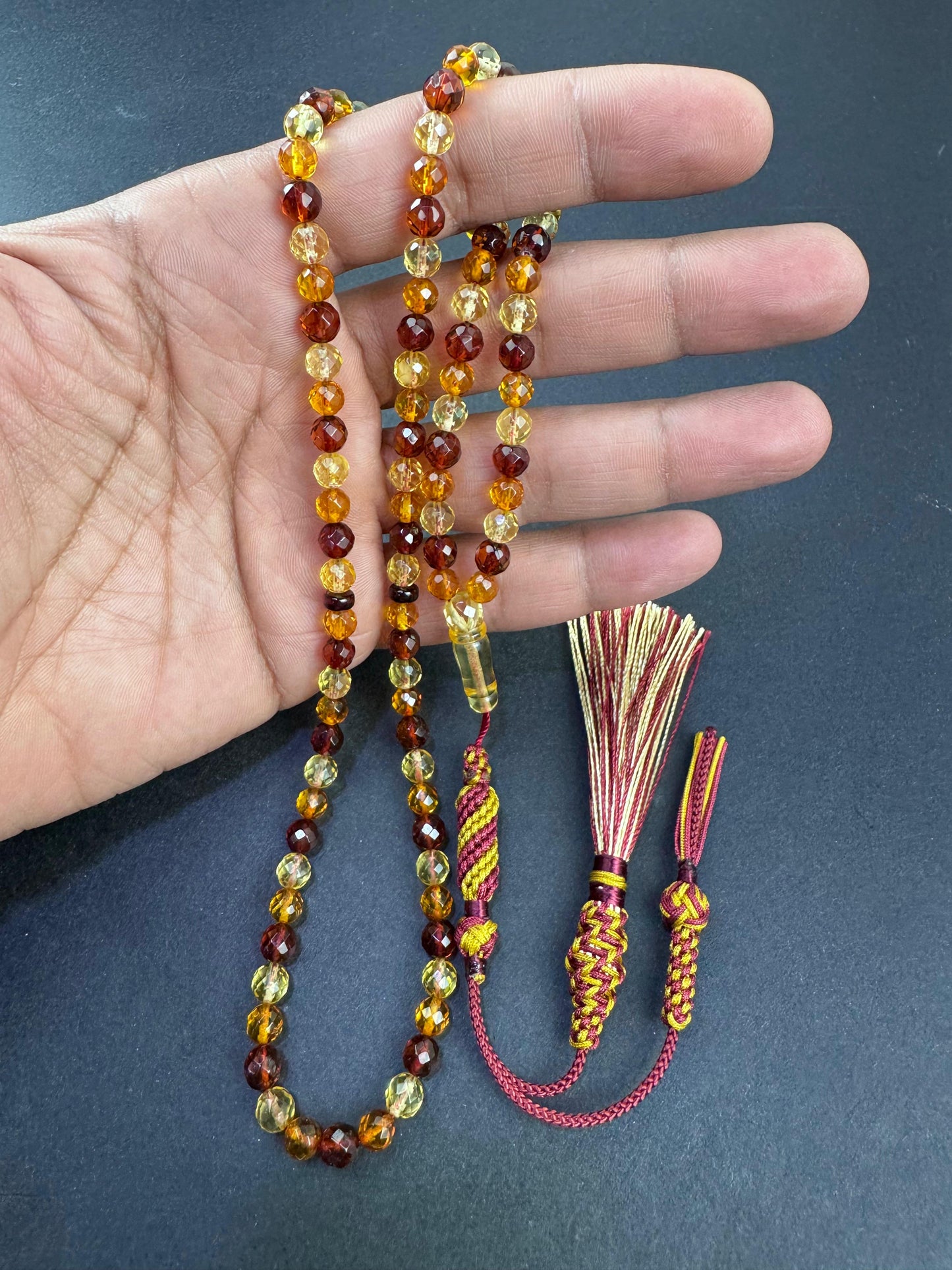 مسباح كهرمان روسي طبيعي