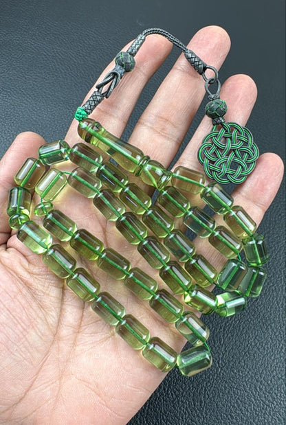 مسباح كهرمان كاريبي طبيعي