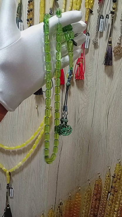 مسباح كهرمان كاريبي طبيعي