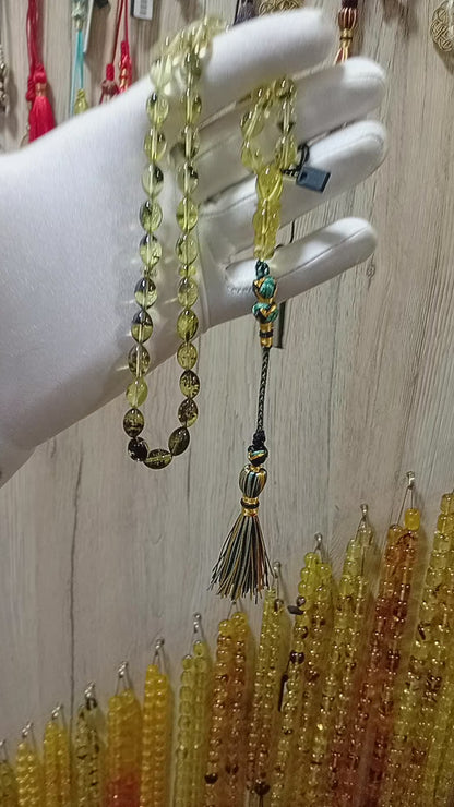 مسباح كهرمان روسي طبيعي