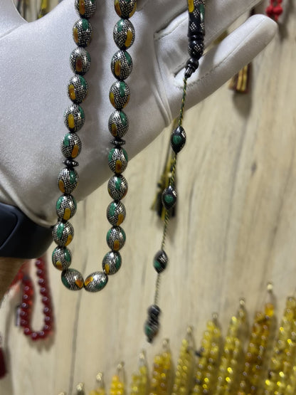 مسباح كوك مطعم بالفضة