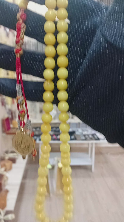 مسباح كهرمان كالينغرادي طبيعي قديم